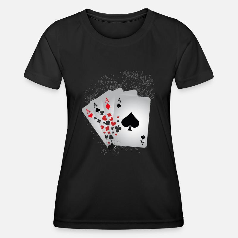 4 Aces - Women's Functional T-Shirt - black