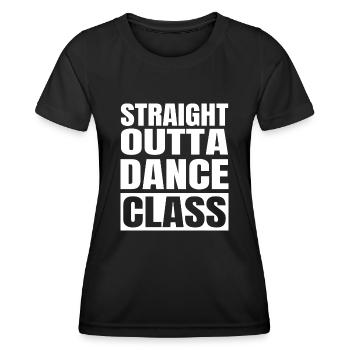 Dancing Dance Music - Women's Functional T-Shirt - black - Front - AI Model Female 172 light (172cm)