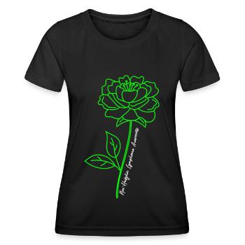 Le cancer de la conscience du lymphome non hodgkinien vaincre le Che - T-shirt sport Femme - noir - Devant - AI Model Female 172 light (172cm)