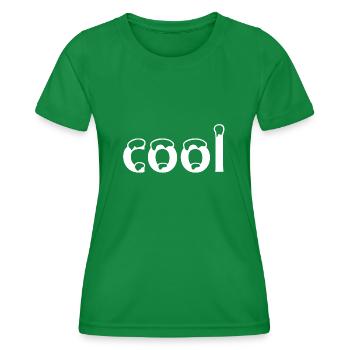 cool - Frauen Funktions-T-Shirt - Kelly Green - Vorne - AI Model Female 172 dark (172cm)