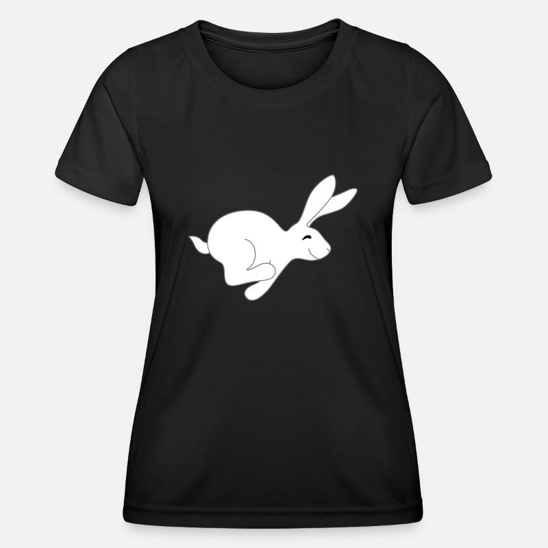 fast bunny - Women's Functional T-Shirt - black