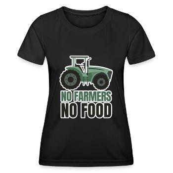 Farmer Farmer Farmer Farmer Wife Farmer Gift - Women's Functional T-Shirt - black - Front - AI Model Female 172 light (172cm)