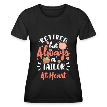 Tailor Thread Pants Bespoke Tailor - Women's Functional T-Shirt - black - Front - AI Model Female 172 light (172cm)