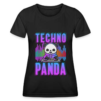 Rave Rave Music Electro Party - T-shirt sport Femme - noir - Devant - AI Model Female 172 light (172cm)