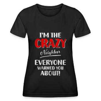 Neighbors Residents Celebration Inauguration Ceremony - Women's Functional T-Shirt - black - Front - AI Model Female 172 light (172cm)