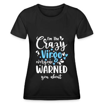 Horoskop Geburtstag Merkur - Frauen Funktions-T-Shirt - Schwarz - Vorne - AI Model Female 172 light (172cm)