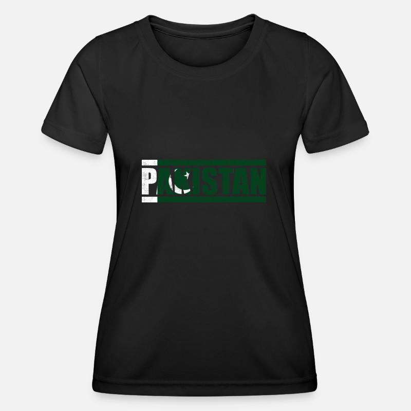 Pakistan - Women's Functional T-Shirt - black
