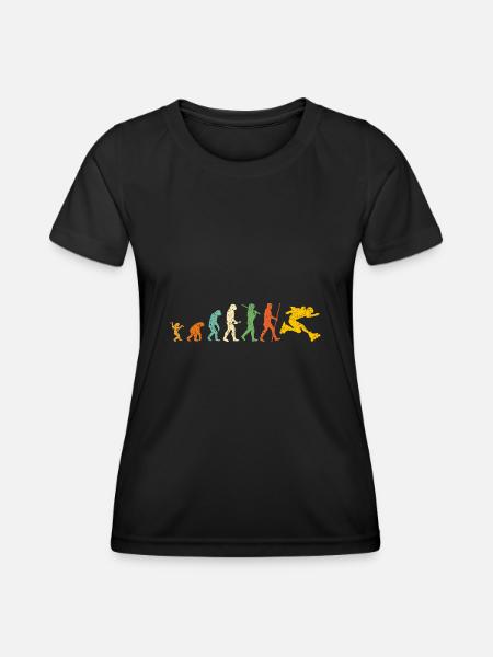 Roller Evolution - T-shirt sport Femme - noir