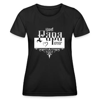 Best Papa - Frauen Funktions-T-Shirt - Schwarz - Vorne - AI Model Female 172 light (172cm)