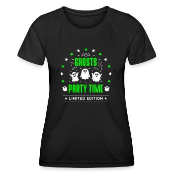 Fantômes - T-shirt sport Femme - noir - Devant - AI Model Female 172 light (172cm)