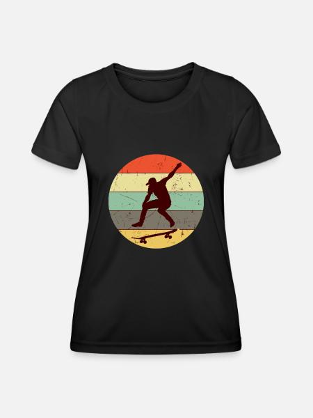 Skateboarder - Women's Functional T-Shirt - black