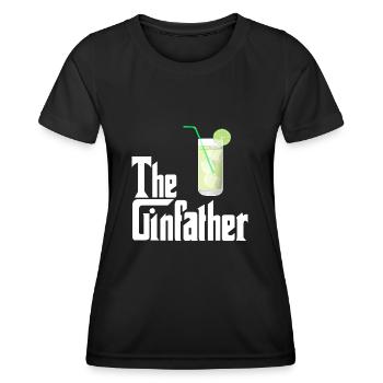 The Ginfather Gin und Tonic - Frauen Funktions-T-Shirt - Schwarz - Vorne - AI Model Female 172 light (172cm)