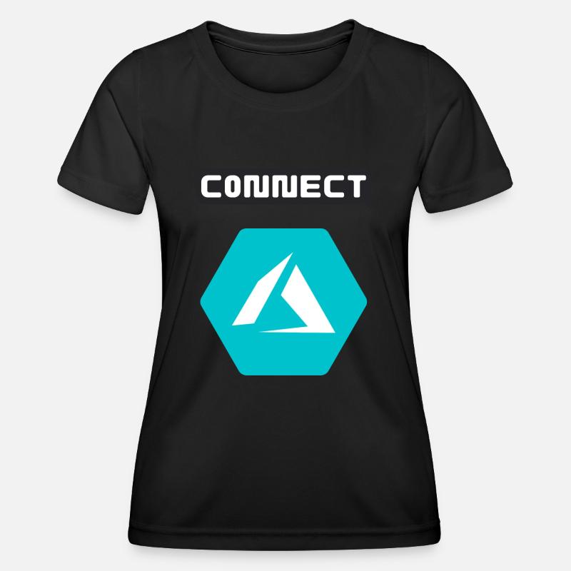 Internet Connect people - Women's Functional T-Shirt - black