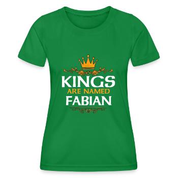 Fabien - T-shirt sport Femme - vert - Devant - AI Model Female 172 dark (172cm)