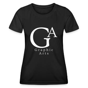 Arts graphiques - T-shirt sport Femme - noir - Devant - AI Model Female 172 light (172cm)