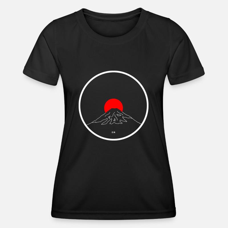 Mount Fuji - Women's Functional T-Shirt - black
