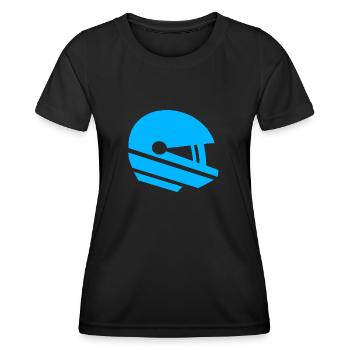 Rennfahrer - Frauen Funktions-T-Shirt - Schwarz - Vorne - AI Model Female 172 light (172cm)