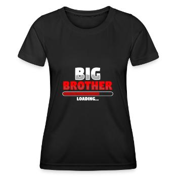 Siblings sister little brother - Women's Functional T-Shirt - black - Front - AI Model Female 172 light (172cm)