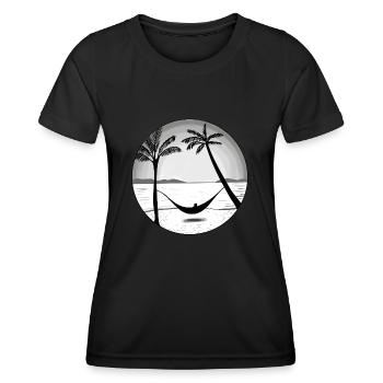 PARADISE - Women's Functional T-Shirt - black - Front - AI Model Female 172 light (172cm)