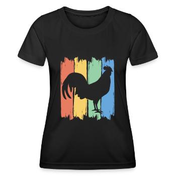 Chicken Farmer Chicken Chicken - Women's Functional T-Shirt - black - Front - AI Model Female 172 light (172cm)