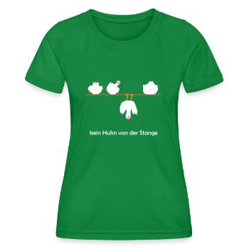 kein Huhn von der Stange - Frauen Funktions-T-Shirt - Kelly Green - Vorne - AI Model Female 172 dark (172cm)