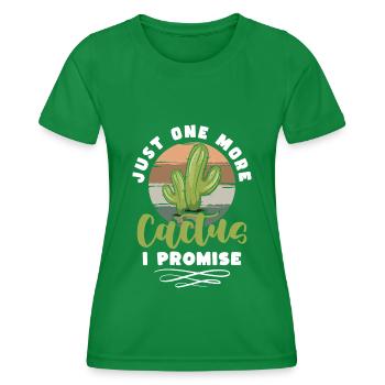 Spine Spines Flowerpot Gardener - Women's Functional T-Shirt - kelly green - Front - AI Model Female 172 dark (172cm)