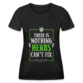 Potion Druid Naturopath - Women's Functional T-Shirt - black - Front - AI Model Female 172 light (172cm)