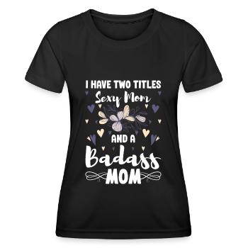 Alleinerziehend Team Verantwortung - Frauen Funktions-T-Shirt - Schwarz - Vorne - AI Model Female 172 light (172cm)