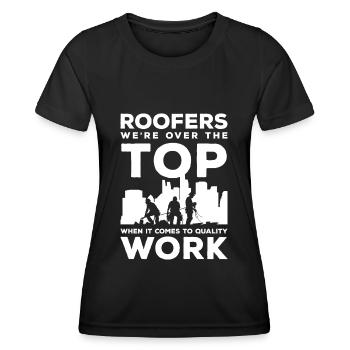 Artisan amusant - T-shirt sport Femme - noir - Devant - AI Model Female 172 light (172cm)