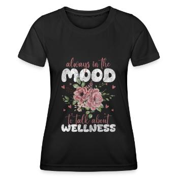 Wellness Mind Healthy Excursion - Women's Functional T-Shirt - black - Front - AI Model Female 172 light (172cm)