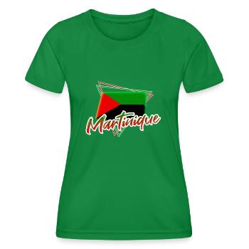 Martinique - T-shirt sport Femme - vert - Devant - AI Model Female 172 dark (172cm)