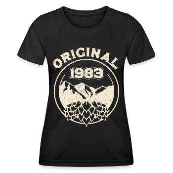 BC 1983 Original - T-shirt sport Femme - noir - Devant - AI Model Female 172 light (172cm)
