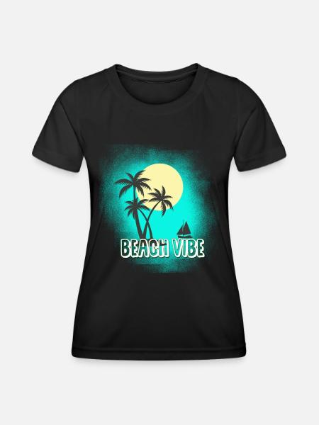 Plage - T-shirt sport Femme - noir