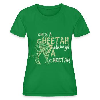 Gepard - Frauen Funktions-T-Shirt - Kelly Green - Vorne - AI Model Female 172 dark (172cm)