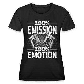 V8 Engine - Motorsport - Car Driver - Women's Functional T-Shirt - black - Front - AI Model Female 172 light (172cm)