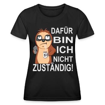 Beamtenstatus & lustige Beamten Sprüche - Frauen Funktions-T-Shirt - Schwarz - Vorne - AI Model Female 172 light (172cm)