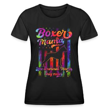 Boxer - Dog Lovers - Dog Owners - Women's Functional T-Shirt - black - Front - AI Model Female 172 light (172cm)