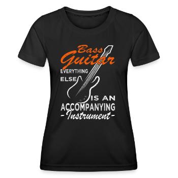 Bass player - guitar - guitarist - Women's Functional T-Shirt - black - Front - AI Model Female 172 light (172cm)