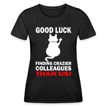 Good Luck | Farewell gift - job change - Women's Functional T-Shirt - black - Front - AI Model Female 172 light (172cm)