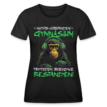 Abschlussklasse | Abi | Abitur | Schulabschluss - Frauen Funktions-T-Shirt - Schwarz - Vorne - AI Model Female 172 light (172cm)