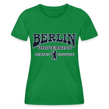 BERLIN UNIVERSITY COLLEGE STREET - T-shirt sport Femme - vert - Devant - AI Model Female 172 dark (172cm)
