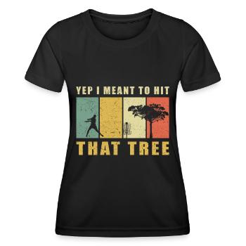 Discgolf Disc Golf | Disc golfer gift - Women's Functional T-Shirt - black - Front - AI Model Female 172 light (172cm)