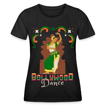 Bollywood-Musik, Bollywood-Dance, Tanz - Frauen Funktions-T-Shirt - Schwarz - Vorne - AI Model Female 172 light (172cm)