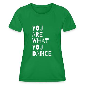 Danse - T-shirt sport Femme - vert - Devant - AI Model Female 172 dark (172cm)