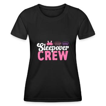 Soirée pyjama pyjama soirée pyjama - T-shirt sport Femme - noir - Devant - AI Model Female 172 light (172cm)