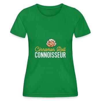 Cinnamon roll - Women's Functional T-Shirt - kelly green - Front - AI Model Female 172 dark (172cm)