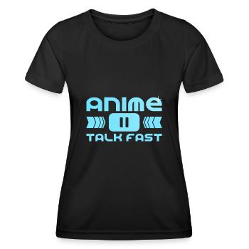 Cute Japanese Manga Women Girls Gift Otaku Kawaii - Frauen Funktions-T-Shirt - Schwarz - Vorne - AI Model Female 172 light (172cm)