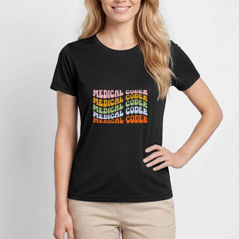 Medical Coder Coding Specialist Women's Functional T-Shirt