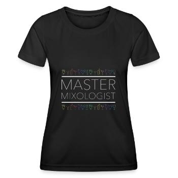 Bartender Bartender Mixer Cocktail Gift - Women's Functional T-Shirt - black - Front - AI Model Female 172 light (172cm)