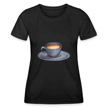 Chai Tea Masala Chai - Women's Functional T-Shirt - black - Front - AI Model Female 172 light (172cm)
